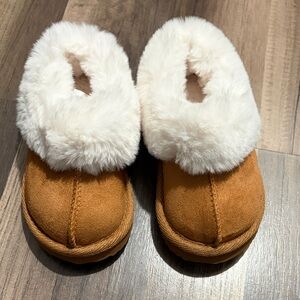 Faux Ugg Toddler Slip on Shoes